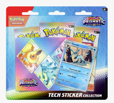 Pokemon - Scarlet and Violet - Prismatic Evolutions - SV8.5 - Tech Sticker Collection