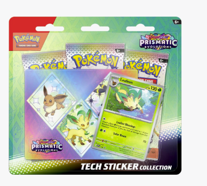 Pokemon - Scarlet and Violet - Prismatic Evolutions - SV8.5 - Tech Sticker Collection