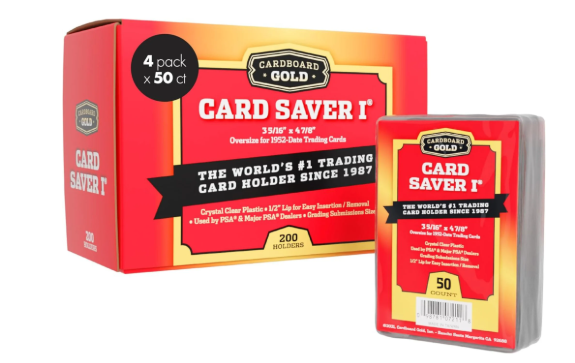 Cardboard Gold - Card Saver l - 3 5/16" x 4 7/8" - 200ct Box