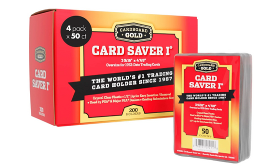 Cardboard Gold - Card Saver l - 3 5/16" x 4 7/8" - 200ct Box