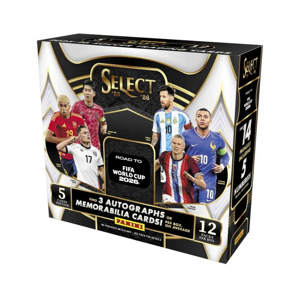 2025-26 Panini Select Road to FIFA World Cup Soccer Hobby Box