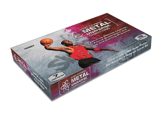 2021 Upper Deck Skybox Metal Universe Champions Hobby Box