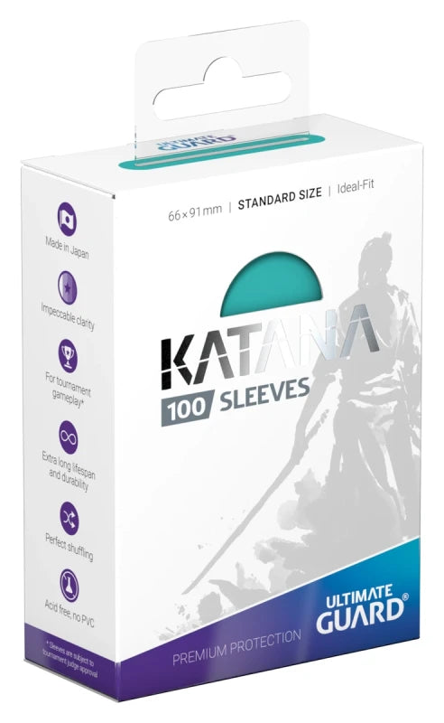 Ultimate Guard - Katana - Standard Sleeves - Turquoise - 100ct