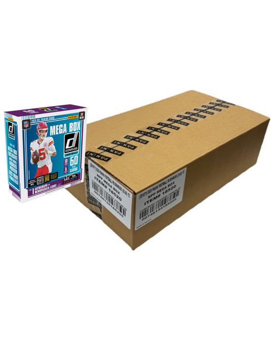 2025-26 Panini Donruss NFL Football Mega Box (Sealed Case)
