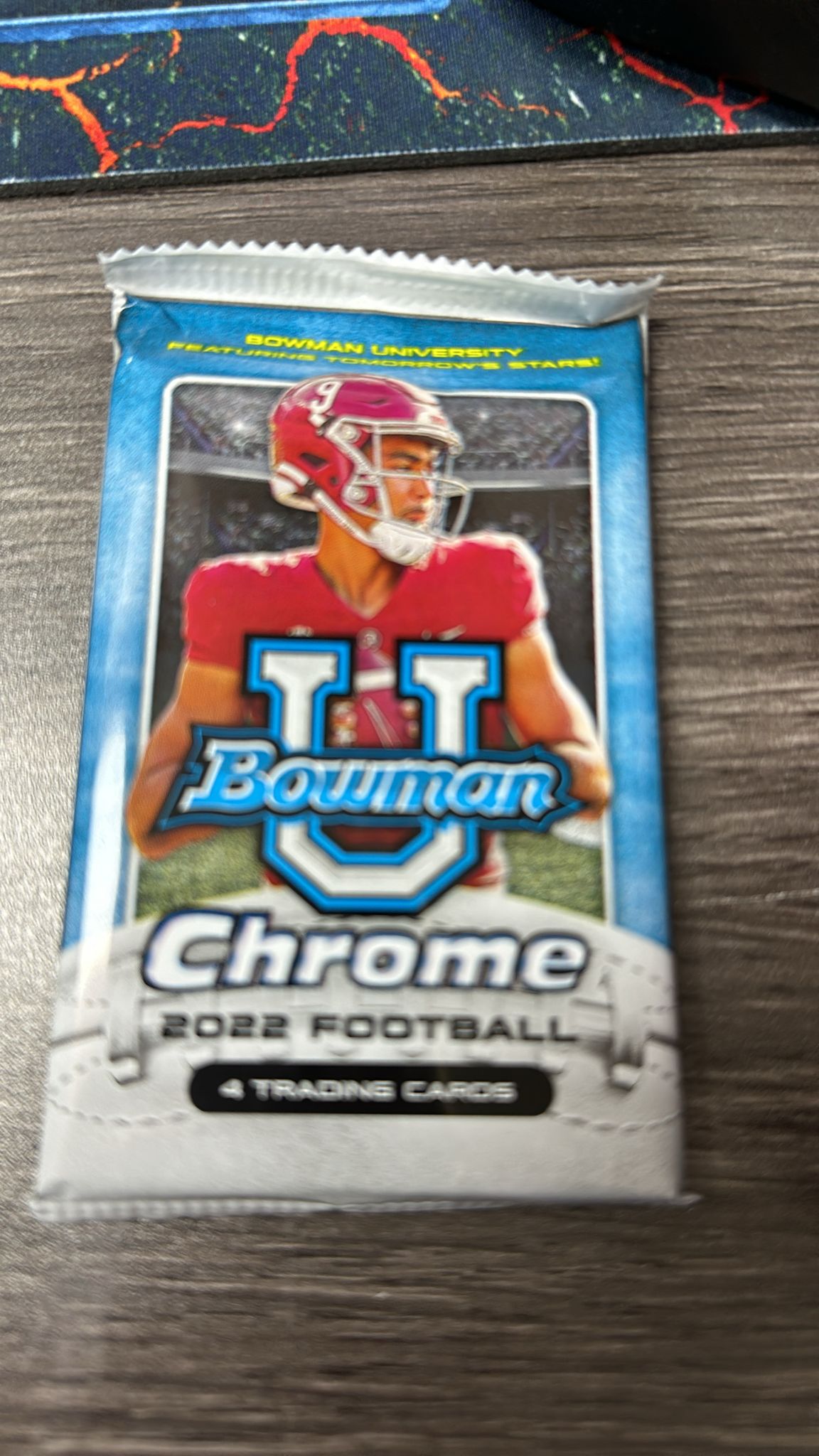 2022 Topps Bowman U Chrome Football Blaster SIngle Pack