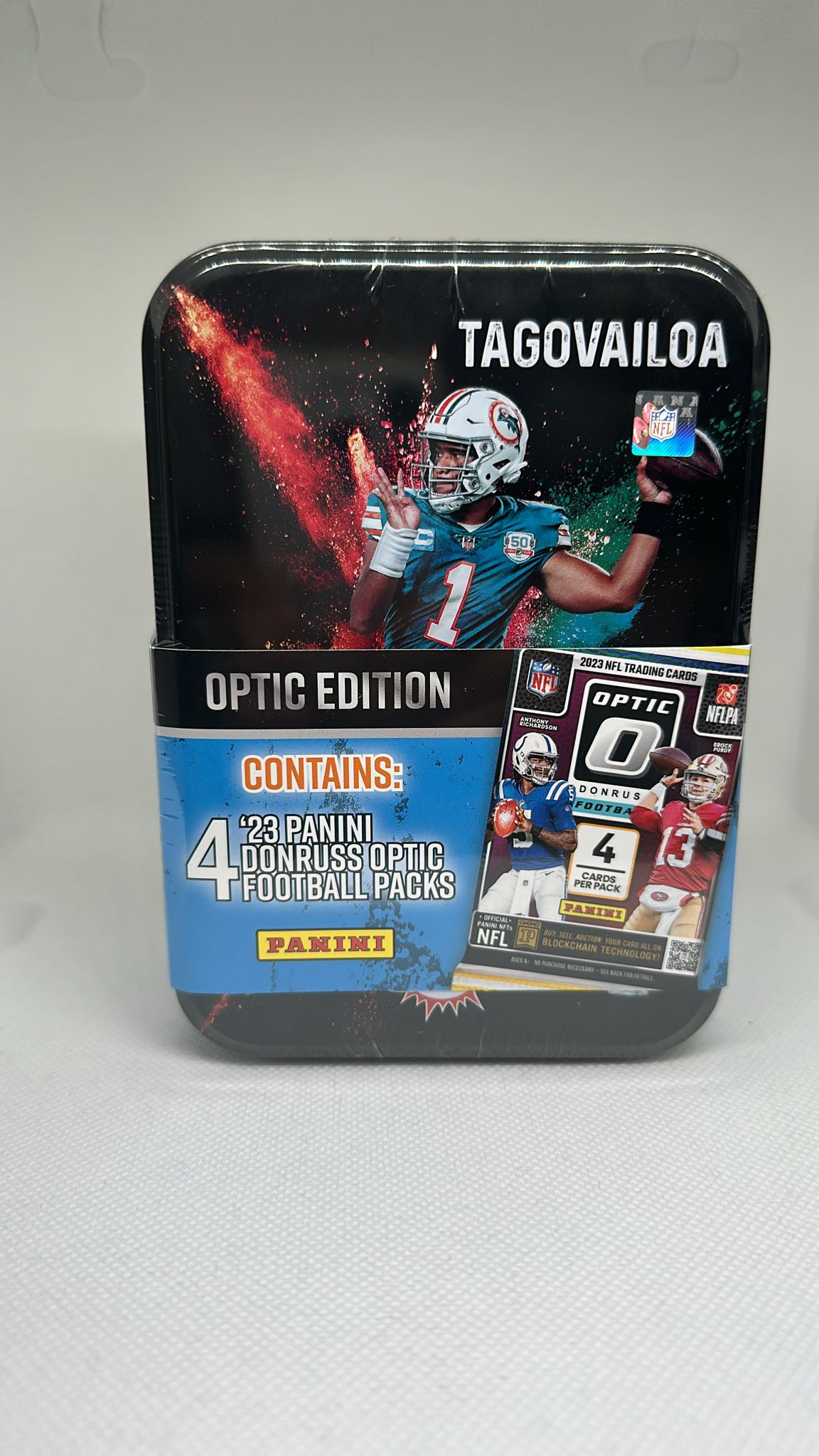 2023 Panini Donruss Optic Football Packs Optic Edition Tin