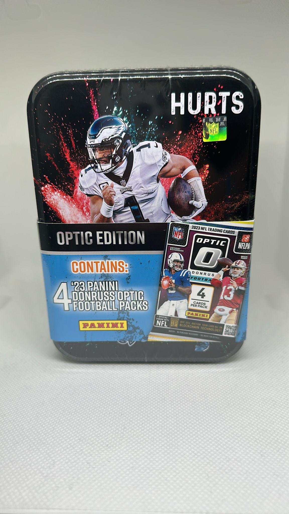 2023 Panini Donruss Optic Football Packs Optic Edition Tin