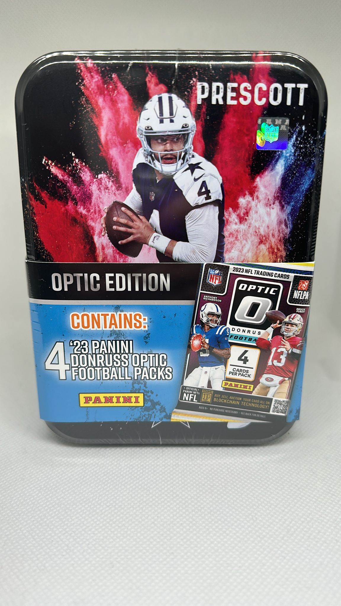 2023 Panini Donruss Optic Football Packs Optic Edition Tin