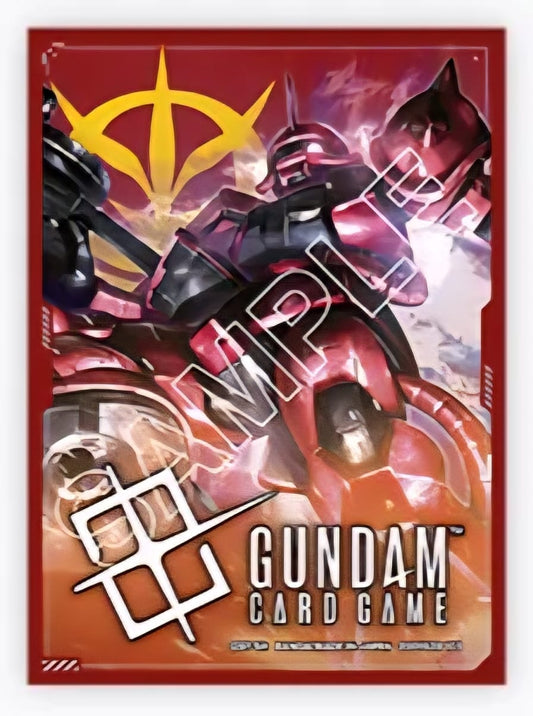 Bandai - Gundam - Official Card Sleeves - 70 Sleeves - Char's Zaku II/Zeon