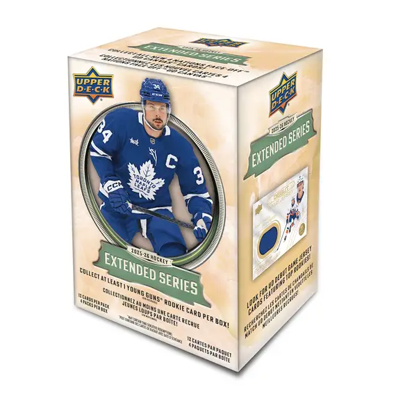 2025-26 Upper Deck NHL Hockey Extended Series Blaster Box