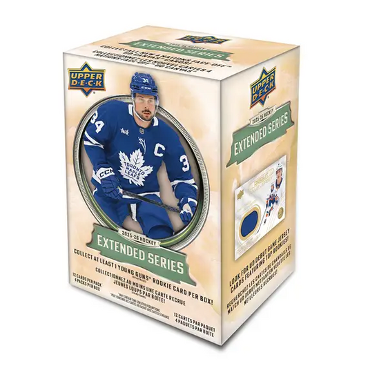 2025-26 Upper Deck NHL Hockey Extended Series Blaster Box
