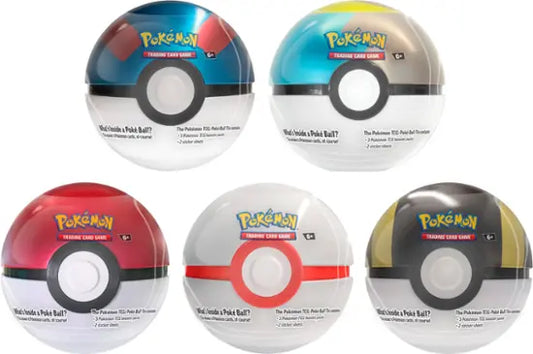 Pokemon - Pokeball Tin - Q4 - 2024 - Styles Vary