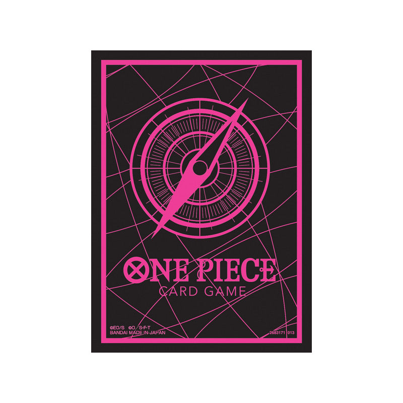 Bandai - One Piece - Card Sleeves - Black X Pink Card Back