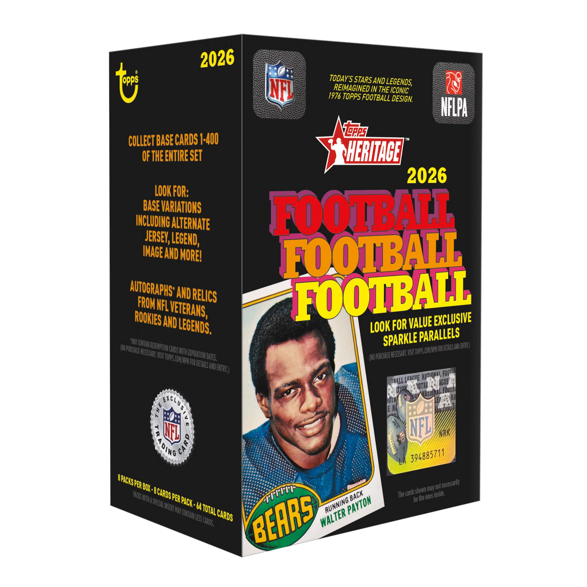 2026 Topps Heritage NFL Football Blaster Box
