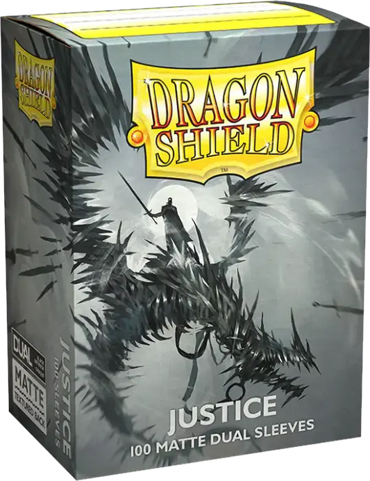 Dragon Shield - 100 Standard Sleeves - Matte Dual Justice