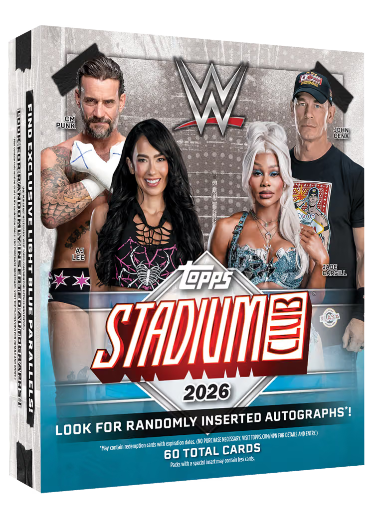 2026 Topps Stadium Club WWE Wrestling Mega Box