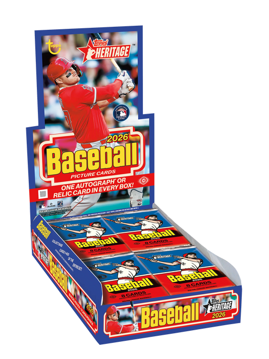 2026 Topps Heritage MLB Baseball Hobby Box