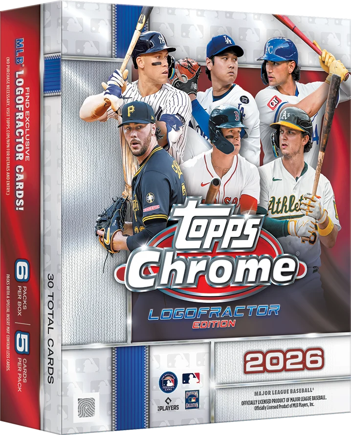 2026 Topps Chrome MLB Baseball Logofractor Edition Box