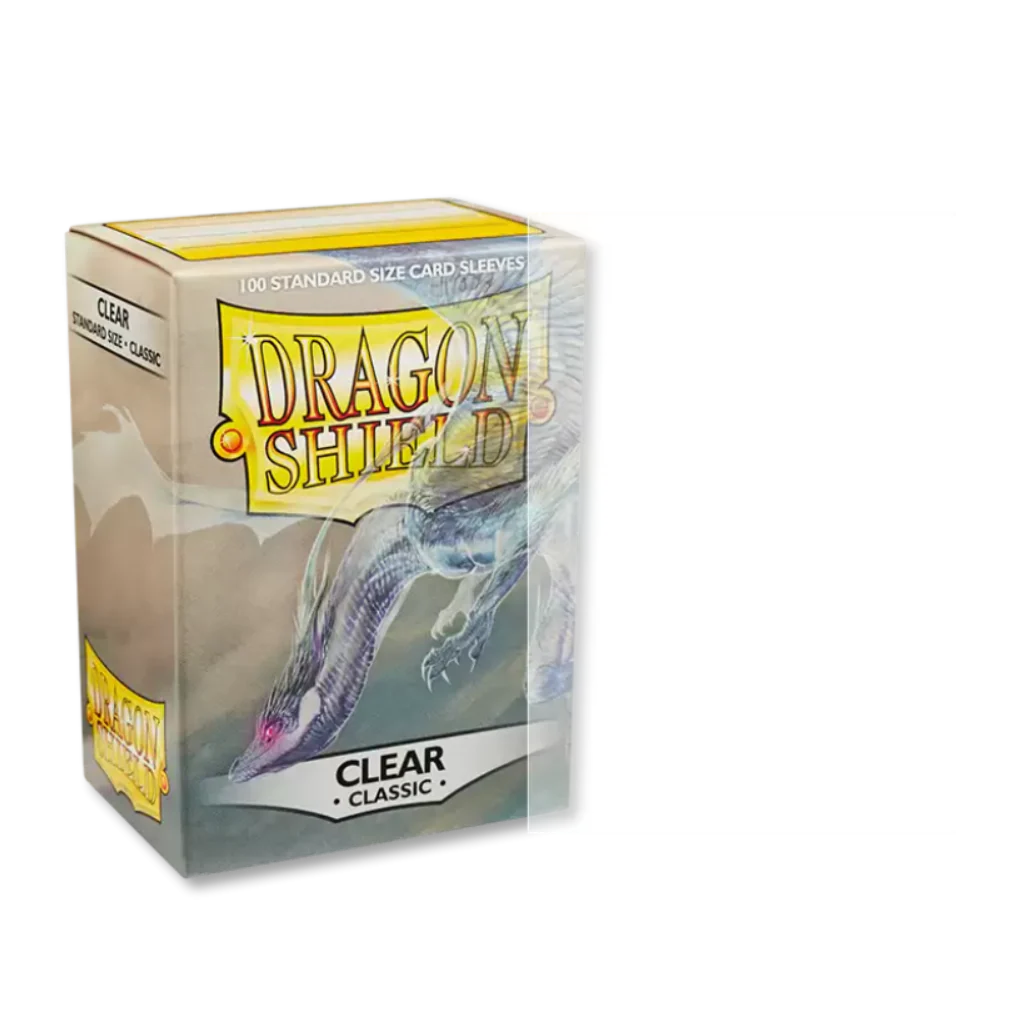 Dragon Shield - 100 Standard Sleeves - Classic - Clear