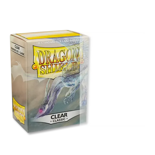 Dragon Shield - 100 Standard Sleeves - Classic - Clear