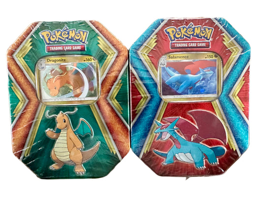 Pokemon - Dragons Tin/ Mighty Mysterious Tin - Styles Vary