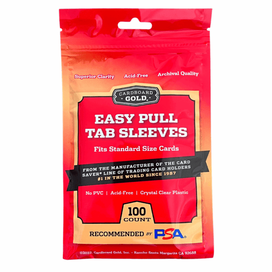 Cardboard Gold - Easy Pull Tabbed Sleeves - 100ct