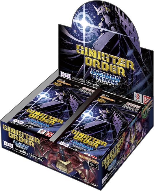 Bandai - Digimon -  Sinister Order - EX10 - Booster Box