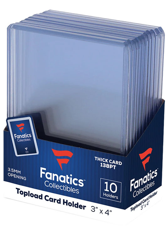 FANATICS TOP LOADERS - 138PT - 10CT