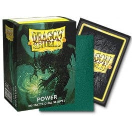 Dragon Shield - 100 Standard Sleeves - Matte Dual Sleeves - Power