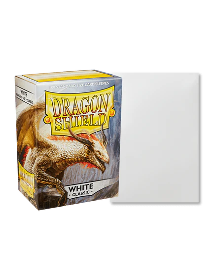 Dragon Shield - 100 Standard Sleeves - Classic - White