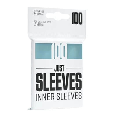 GameGenic - Just Sleeves - Inner Sleeves - 100ct
