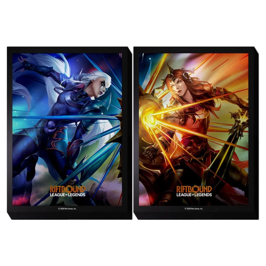 Riftbound - League Of Legends - 100 Art Sleeves - Diana Vs Leona