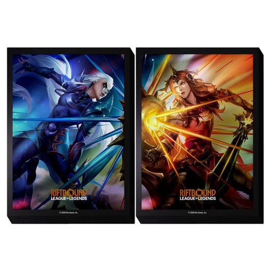 Riftbound - League Of Legends - 100 Art Sleeves - Diana Vs Leona