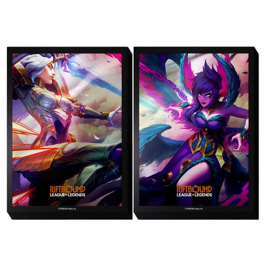 Riftbound - League Of Legends - 100 Art Sleeves - Kayle Vs Morgana