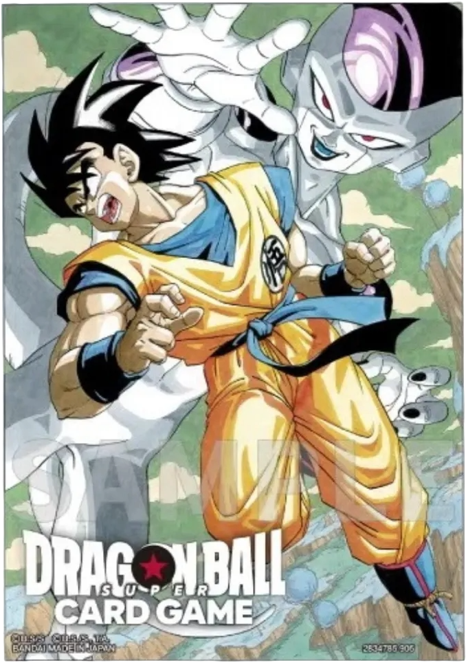 Bandai - Dragon Ball Super Card Game Fusion World Official Card Sleeves - 64CT - Son Goku Vs Frieza