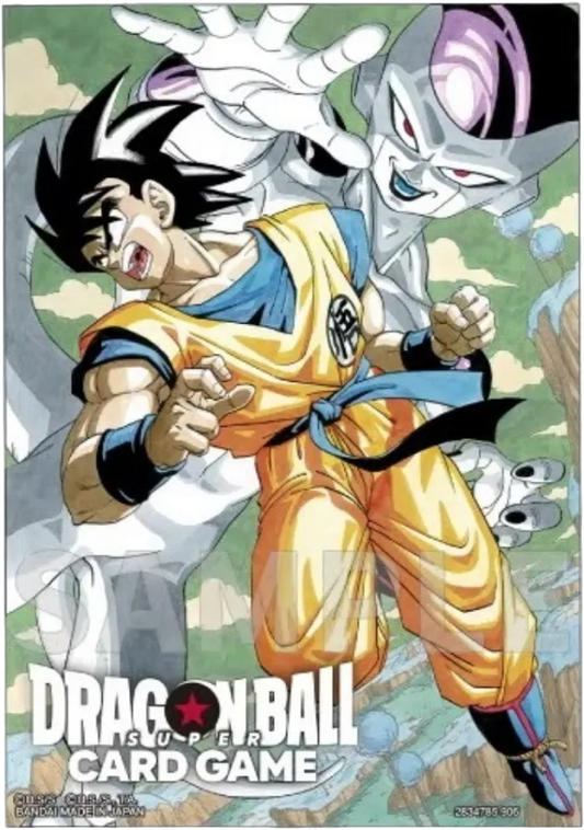 Bandai - Dragon Ball Super Card Game Fusion World Official Card Sleeves - 64CT - Son Goku Vs Frieza