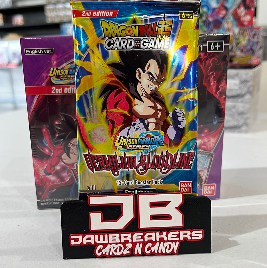 Dragon Ball Super-B11-Vermillion Bloodline-Booster Pack