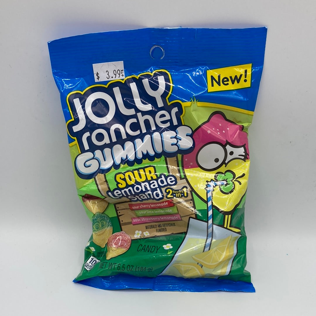 Jolly Rancher Gummies Sour Lemonade