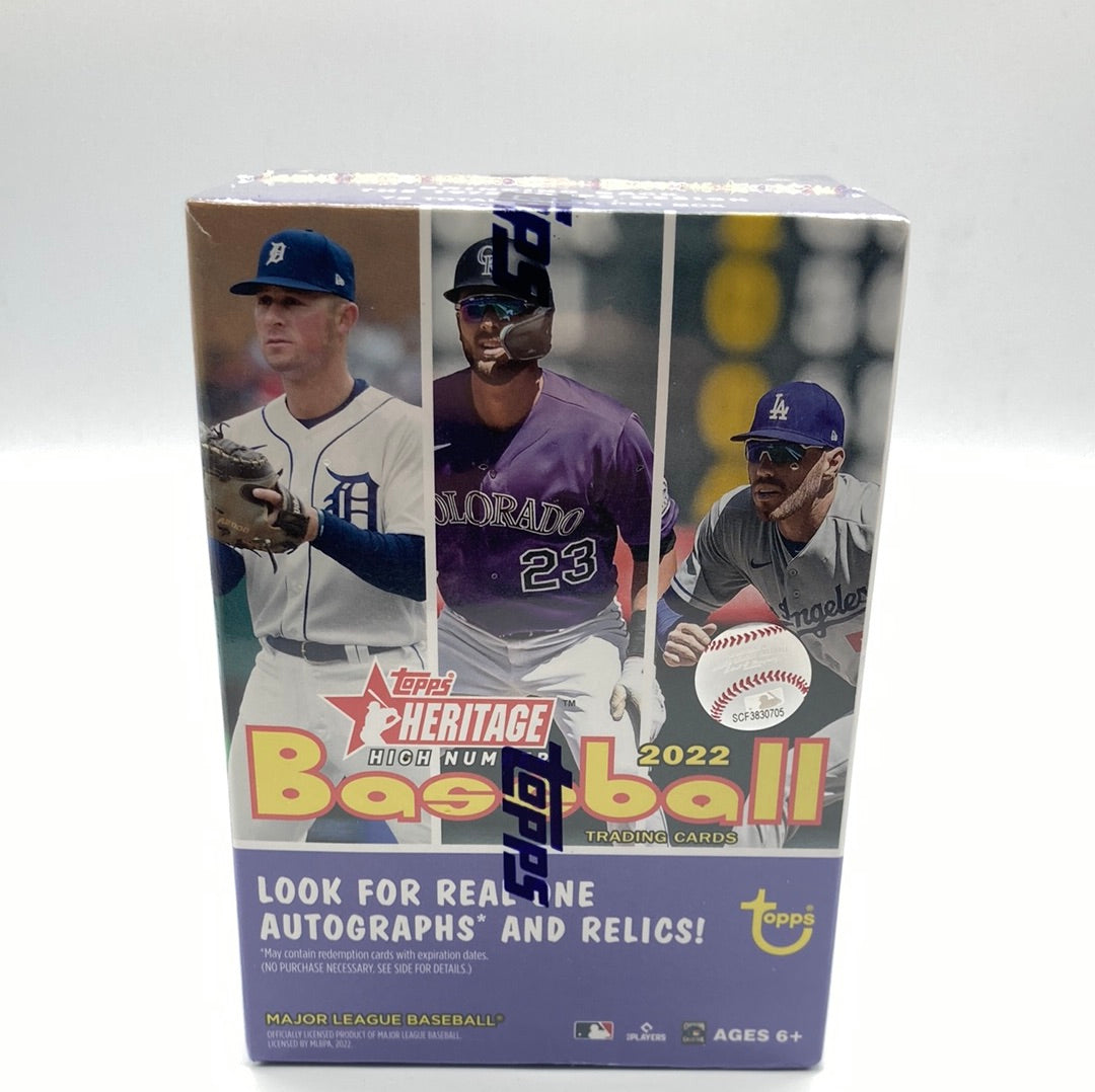 2022 Topps Heritage High Number MLB Baseball Blaster Box