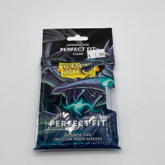 Dragon Shield-Japanese Size Perfect Fit-100 Clear Inner Sleeves