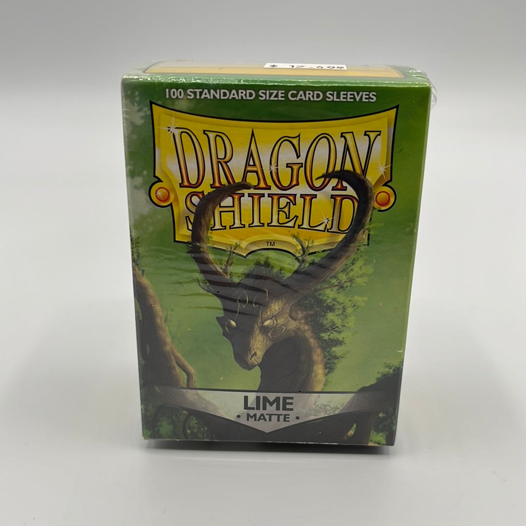 Dragon Shield - 100 Standard Sleeves - Lime Matte