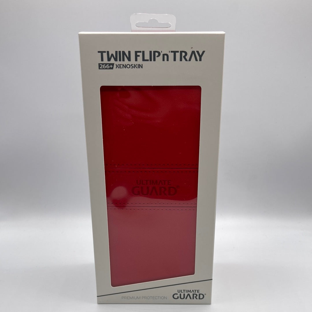 Twin Flip ‘n’ Tray 266+ Ultimate Guard Deck Holder Red