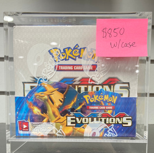 XY Evolutions Booster Box W/ Case