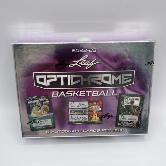 2022-23 Leaf Optichrome NBA Basketball Hobby Box