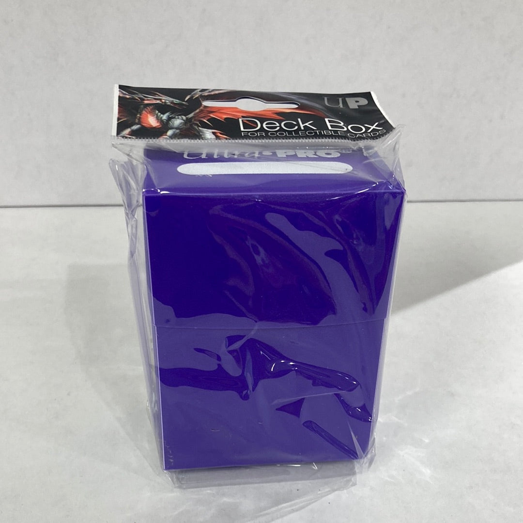 Ultra Pro Plastic Deck Box Purple