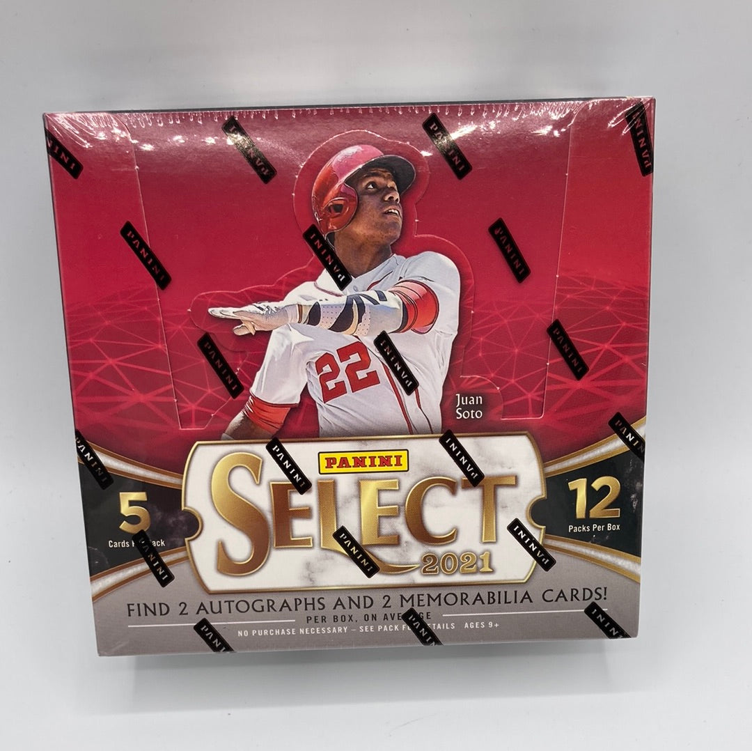 2021 Panini Select MLB Baseball Hobby Box