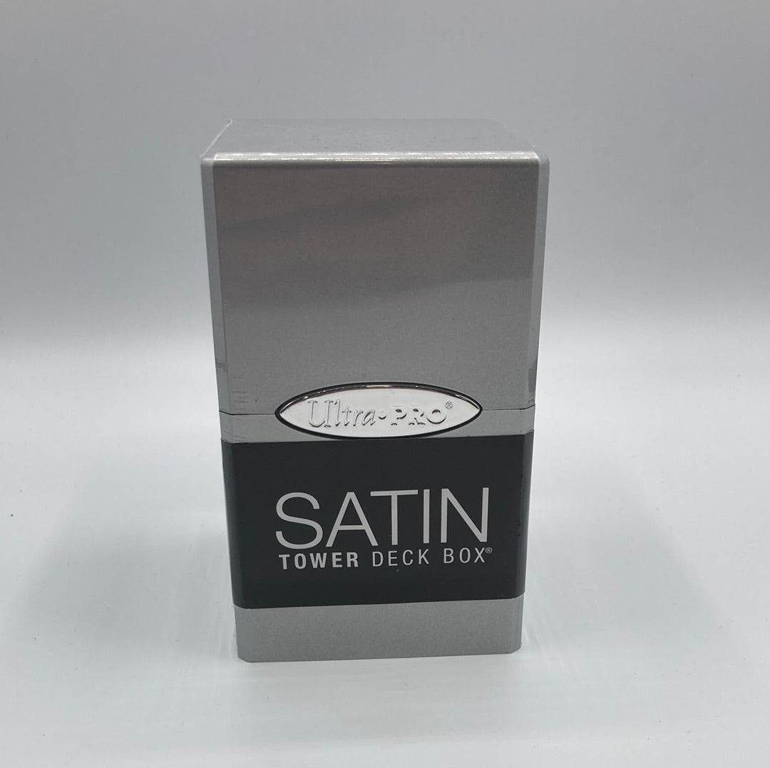 Ultra Pro-Metallic-Satin Tower Deck Box-Silver