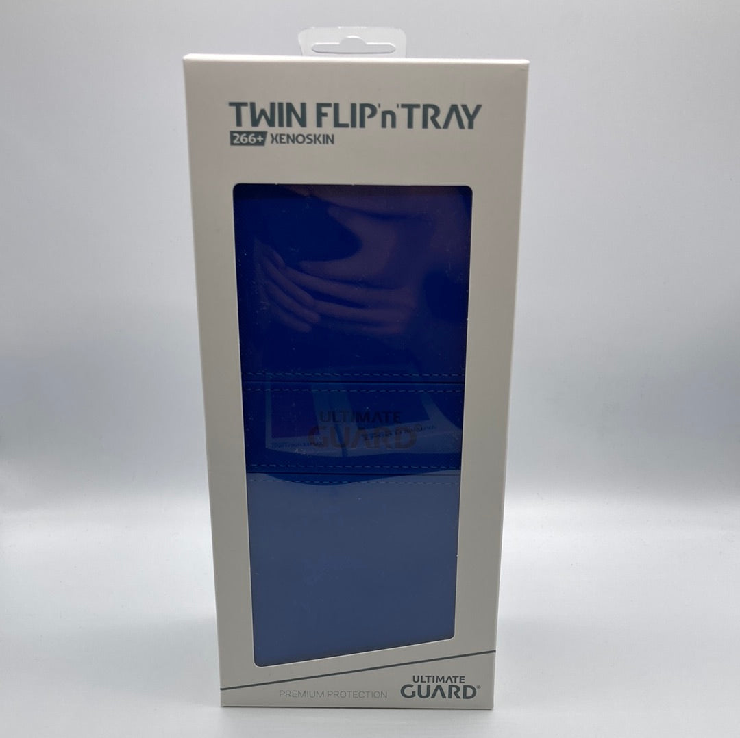 Twin Flip ‘n’ Tray 266+ Ultimate Guard Deck Holder Blue