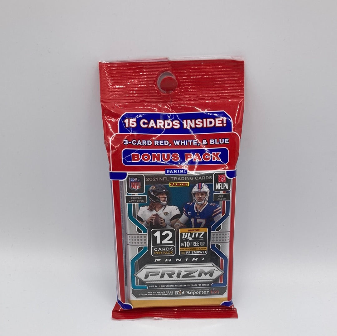 2021 Prizm Football Cello/Hanger Pack WITH BONUS PACK