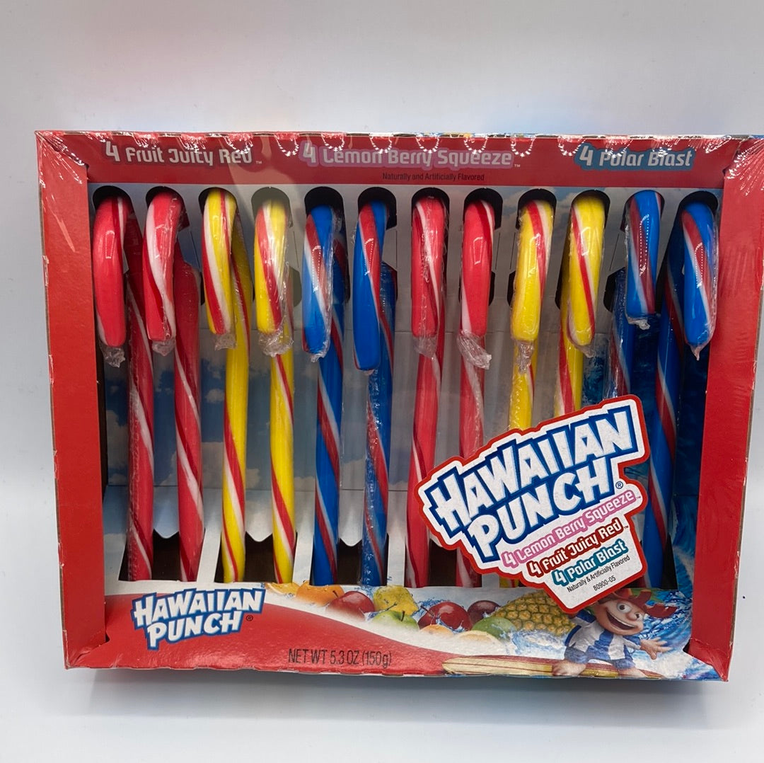 Hawaiian Punch Candy Canes